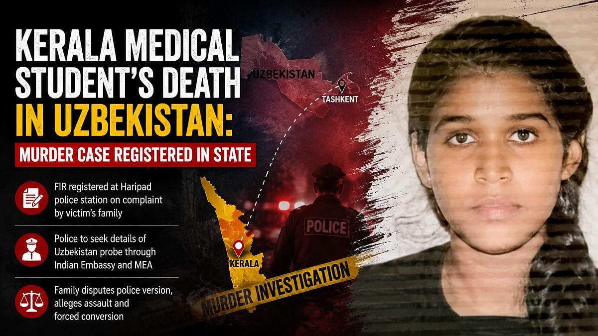 Kerala Medical Student's Death In Uzbekistan: Murder Case Registered In State, Police Seek Probe Details