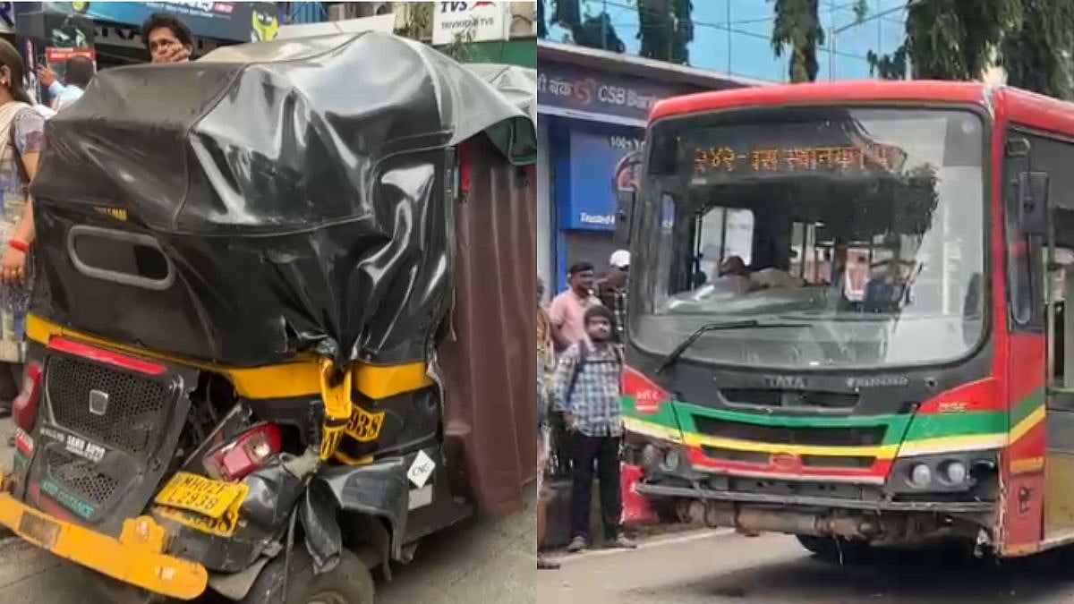 Mumbai: BEST Bus Rams Multiple Vehicles In Andheri West After 'Brake Failure', Several Injured - VIDEO