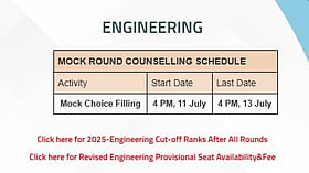 COMEDK UGET 2026 mock choice filling opens on comedk.org until July 13