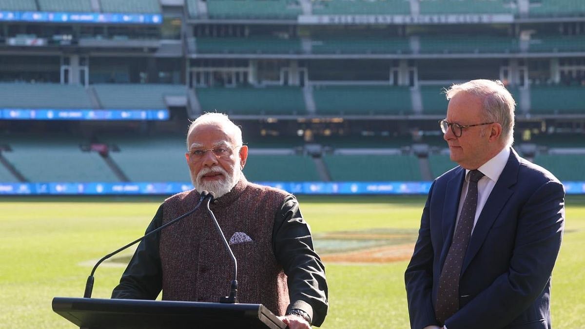 PM Narendra Modi Visits MCG During Australia Visit, Highlights India’s 2036 Olympics Bid & Welcomes BBL Opener In Chennai | Video