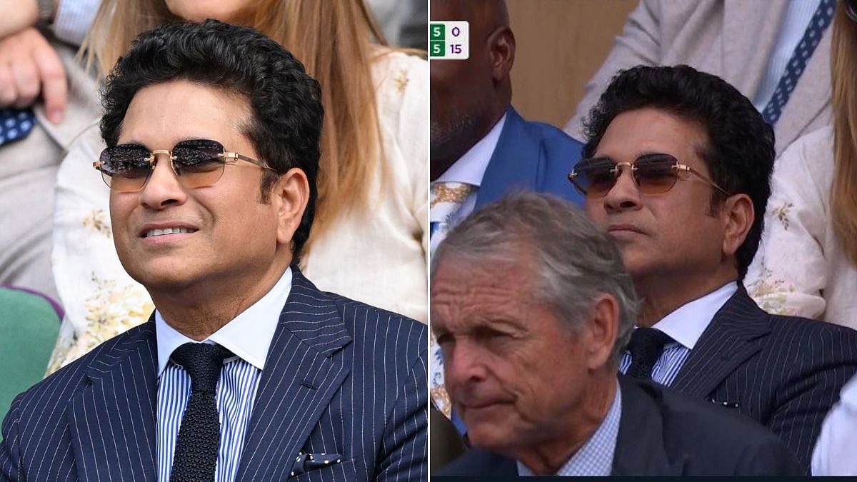 Wimbledon 2026: Sachin Tendulkar Watches Zverev in Action From Centre Court Royal Box | VIDEO 