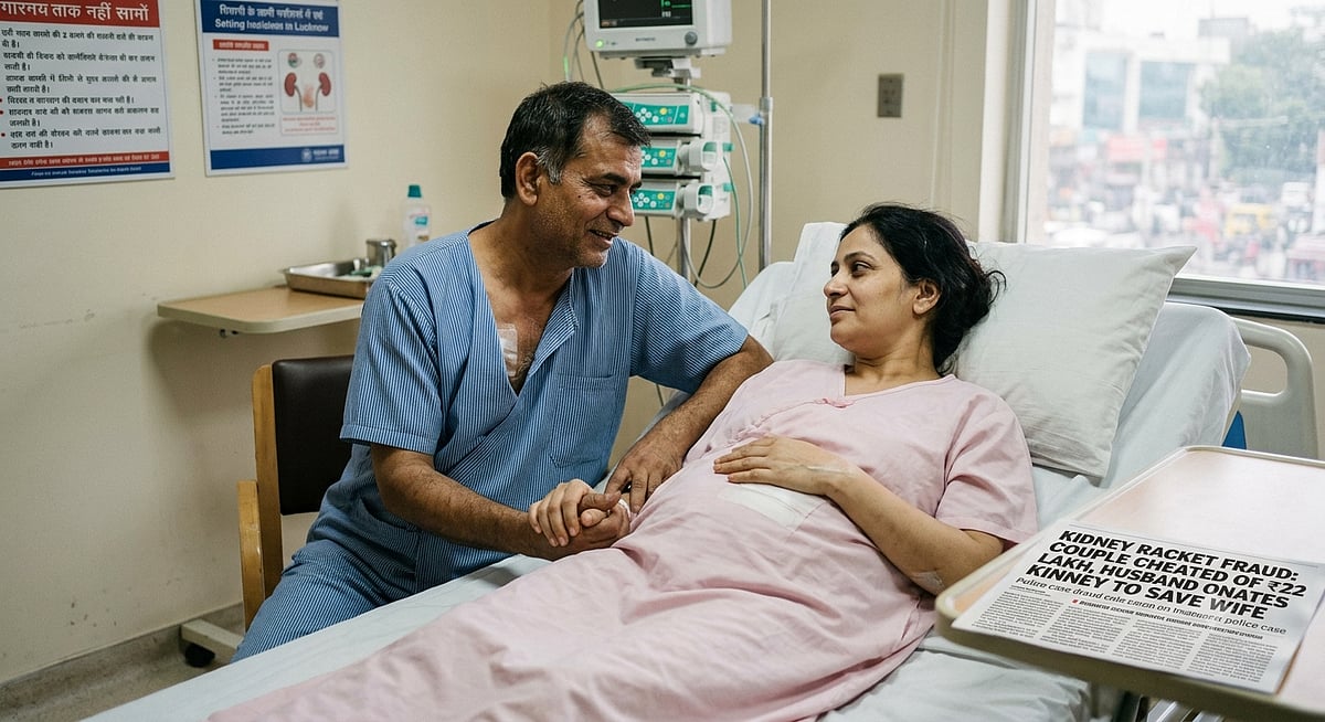 Man Donates Kidney To Save Wife After Fraudsters Dupe Of ₹22 Lakh On Pretext Of Donor In Jabalpur