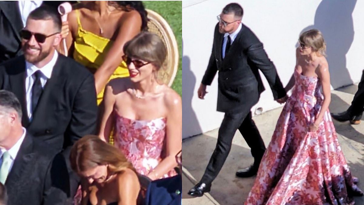 Newlyweds Taylor Swift & Travis Kelce's FIRST Photos After Wedding Go Viral, Singer Wows In Pink Floral Dress