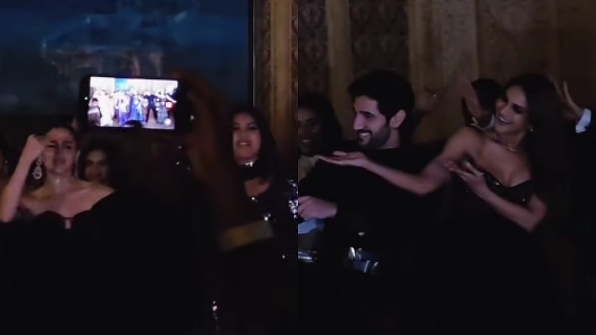 Alia Bhatt Dances To Maahi Ve With Vaani Kapoor & Pregnant Anushka Ranjan At Akansha Ranjan Kapoor's Cocktail Party In Mumbai—VIDEO