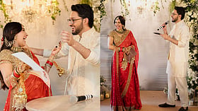 Akansha Ranjan Kapoor and Sharan Sharma share first wedding photos after civil marriage