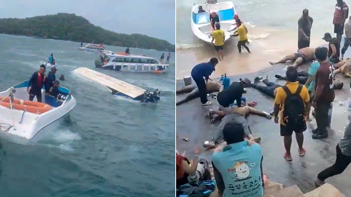 Vietnam Boat Tragedy: Vessel Carrying Indian Tourists Capsizes Near Phu Quoc Island, Embassy Sets Up Emergency Helplines | Video