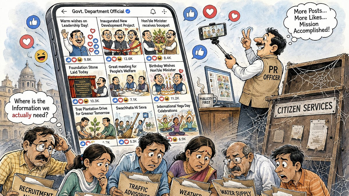 MP Government's Social Media Falls Short: Crores Spent, Citizen Information Still Missing