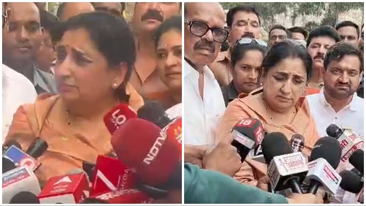 Pune VIDEO: ‘Even If Ajit Pawar Isn’t Here, I Am Focused On This Situation', Says Sunetra Pawar After Visiting Moshi Tragedy Site