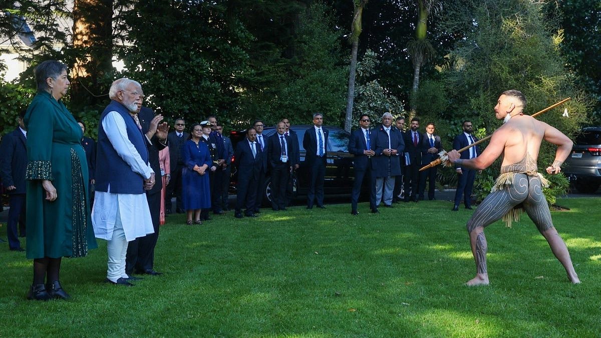 PM Narendra Modi Receives Traditional Maori Welcome In Auckland, Hails Historic India-New Zealand FTA During Talks With Christopher Luxon | Video