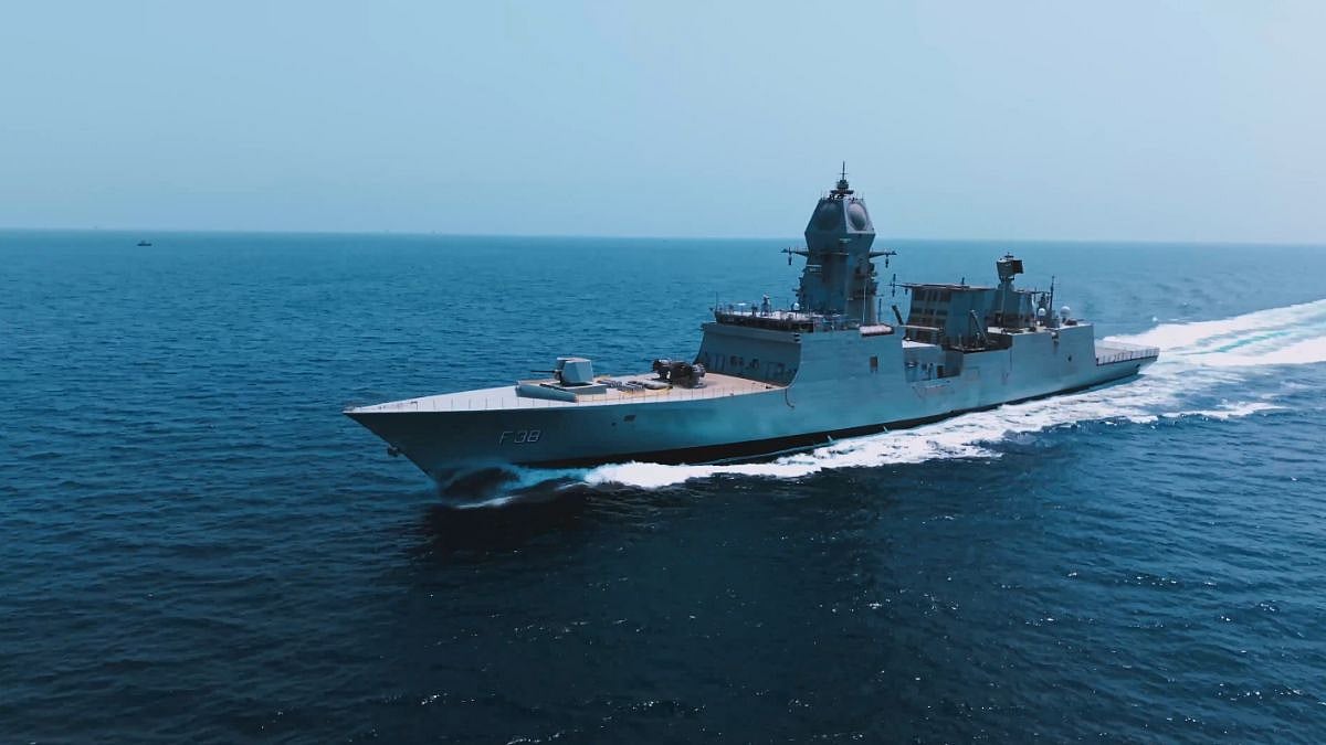 Indian Navy Commissions INS Mahendragiri, Sixth Indigenous Project 17A Stealth Frigate Built Under Atmanirbhar Bharat | Video