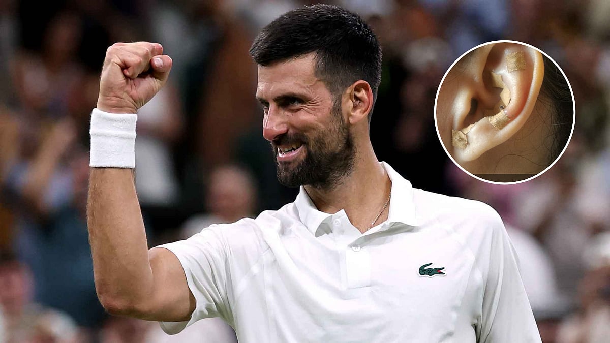 Novak Djokovic's Ear Seeding At Wimbledon 2026 Sparks Curiosity; Here's What The Wellness Therapy Is