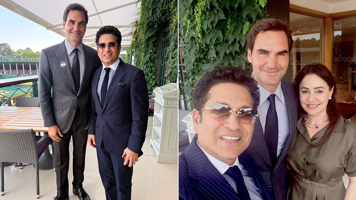 'Some Rallies Never End': Sachin Tendulkar's Heartfelt Tribute To Roger Federer After Wimbledon Reunion