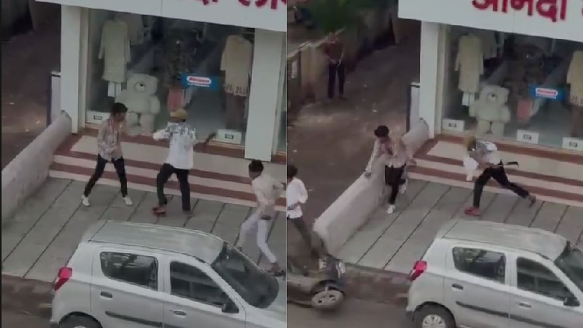 Caught On Camera: Minor Attacks Another With Koyta In Broad Daylight In Nashik