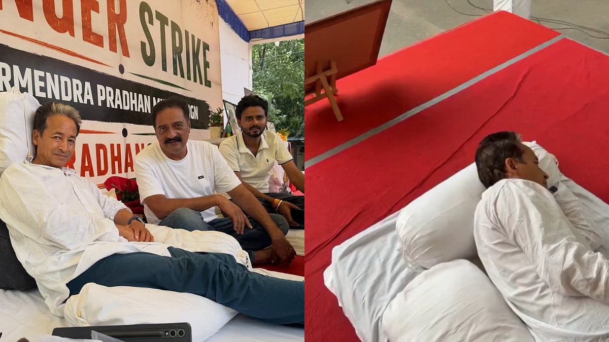 CJP Protest Enters Day 23 As Sonam Wangchuk's Health Deteriorates
