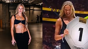 Sophie Cunningham makes surprise UFC 329 ringside appearance in Las Vegas