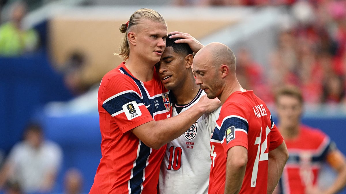 Jude Bellingham & Erling Haaland's Emotional Post-Match Hug Goes Viral After England's Win At FIFA World Cup 2026 Quarter-Final | Video