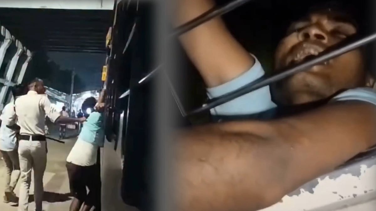 'Mobile Nahi Kheech Raha Tha': Phone Thief Hangs Outside Moving Train Window For 9 Km After Passengers Catch Him During Alleged Snatching Bid In Bihar | Watch