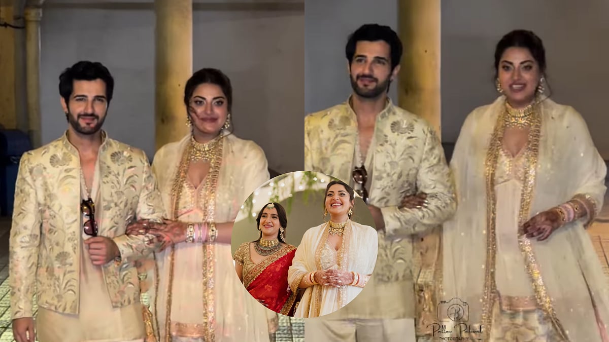 Parents-To-Be Aditya Seal & Anushka Ranjan Stun In Matching 'Shaadi-Coded' Outfits For Akansha-Sharan Wedding