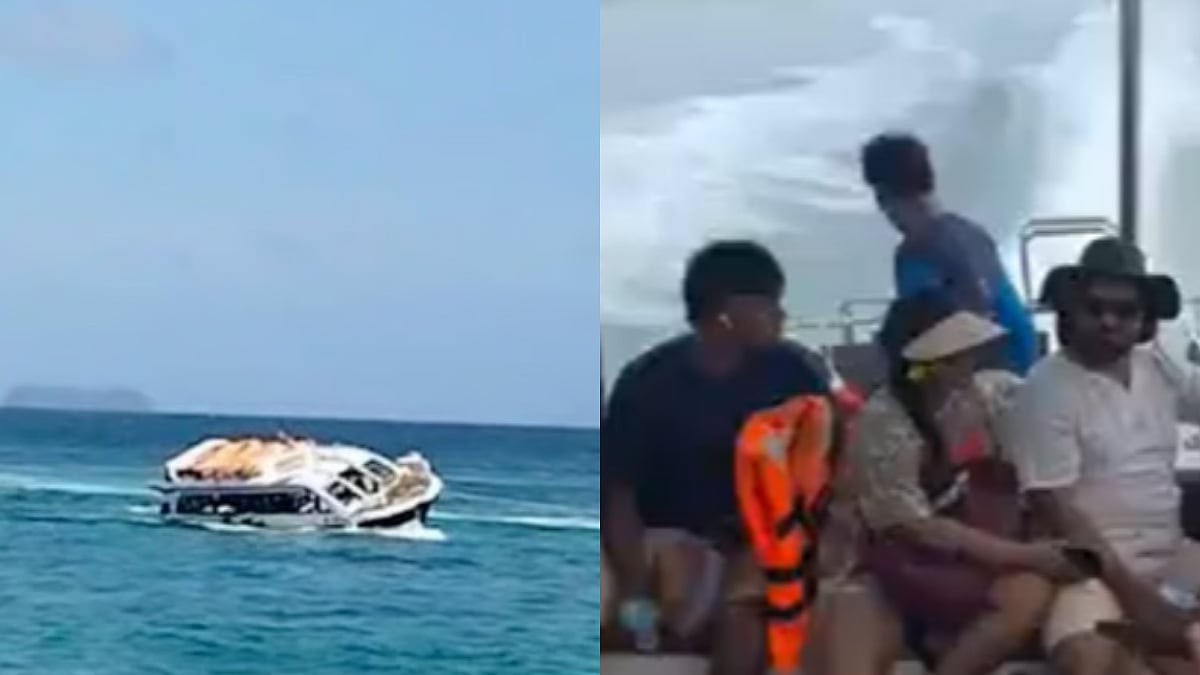 Phu Quoc Boat Tragedy: Video Shows Passengers Holding Life Jackets Instead Of Wearing Them Before Boat Capsized | Watch
