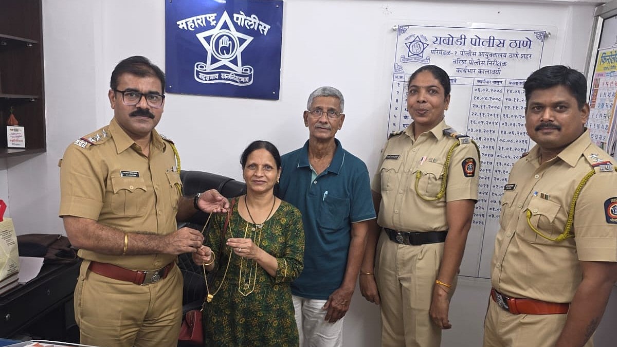 Thane Police Recover ₹3.5 Lakh Gold Mangalsutra Within An Hour, Complainant Forgives Housekeeping Worker