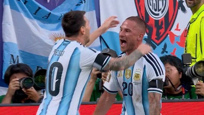 Alexis Mac Allister's Towering Header Fires Lionel Messi's Argentina Ahead Of Switzerland In FIFA World Cup 2026 QF | Video
