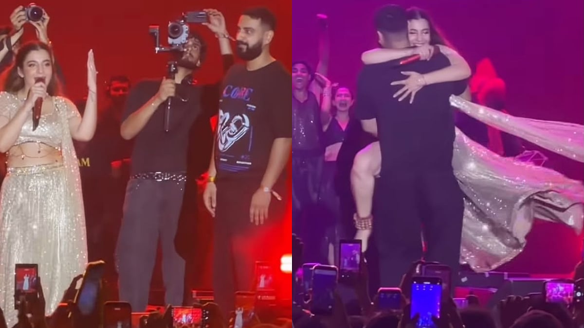 'This Is My Man!': Dhurandhar Singer Jasmine Sandlas Announces Engagement At Delhi Concert, Jumps Into Fiancé's Arms On Stage- VIDEO
