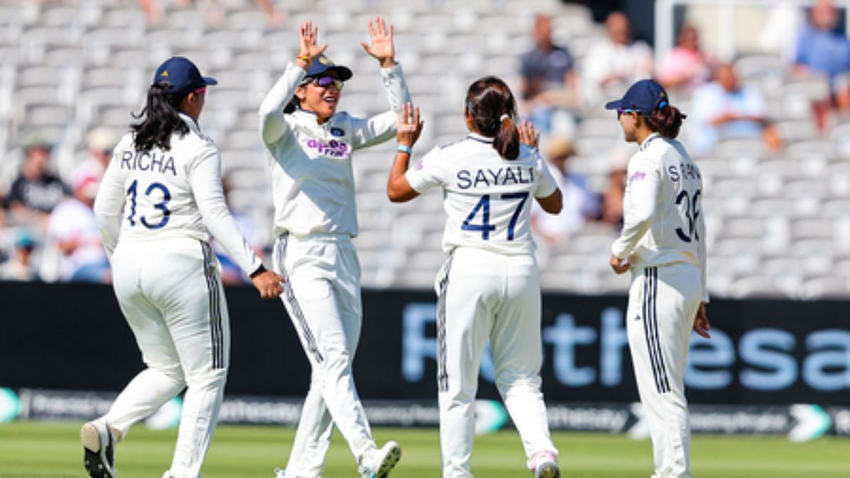 One-Off Test: Satghare, Gaud, Rana Pick 2 Scalps Each, Take India On Doorstep Of Historic Win