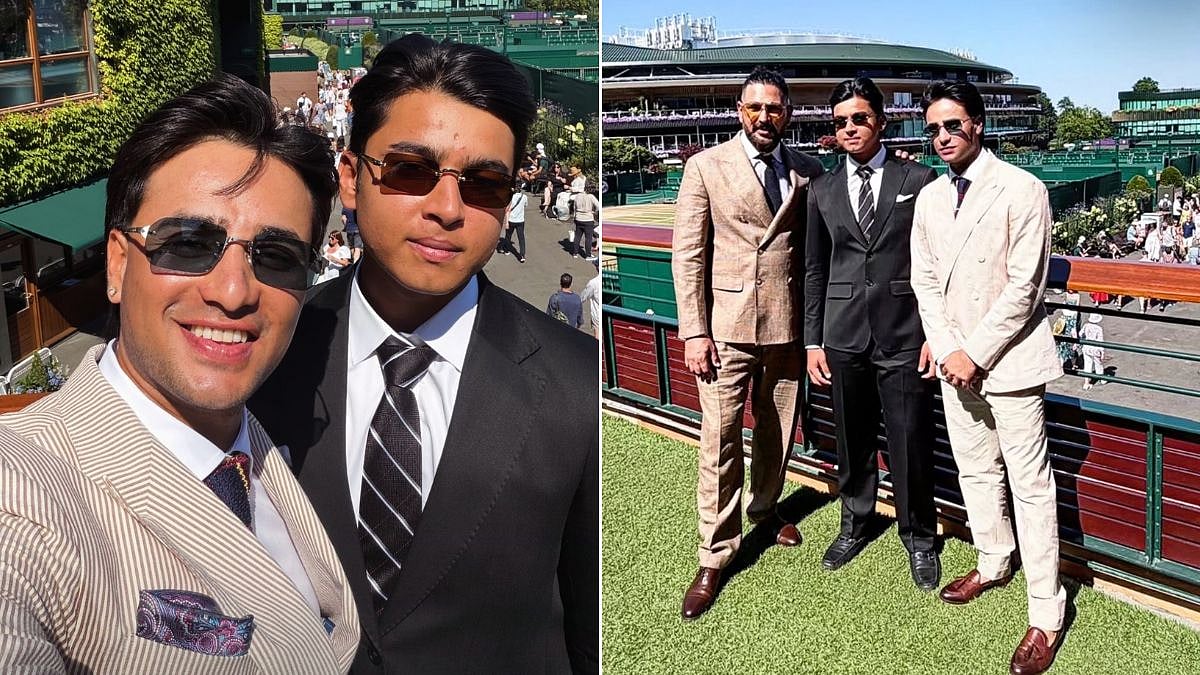 Abhishek Sharma, Yuvraj Singh And Vaibhav Sooryavanshi Attend Wimbledon 2026 Men's Final