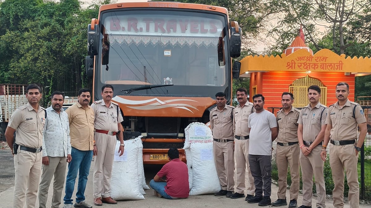 Neemuch Police Seize 105-Kg Poppy Husk, One Held 