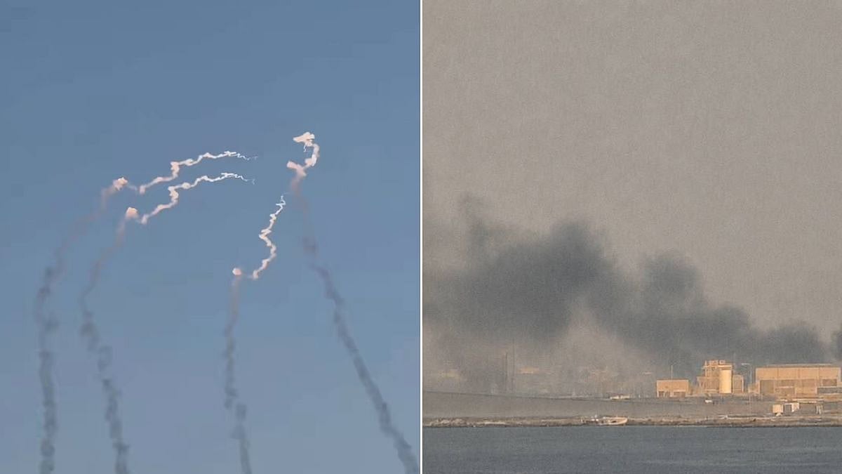 West Asia Conflict Escalates: Bahrain Sounds Second Missile Alert As Iran Retaliates After US Airstrikes | Video