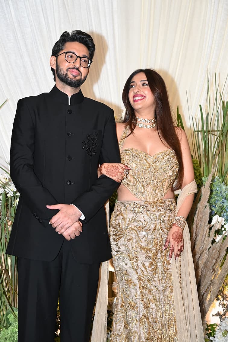 Akansha Ranjan Kapoor and Sharan Sharma's wedding reception
