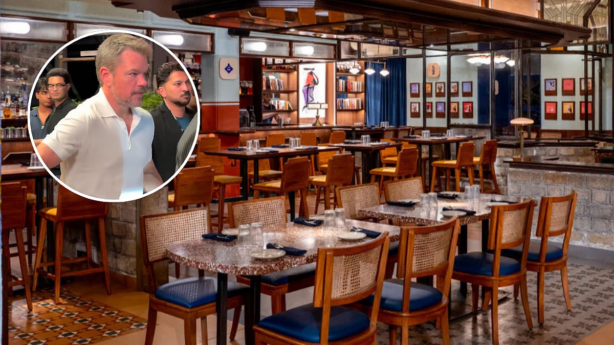 The Odyssey Star Matt Damon Dines At Mumbai's Award-Winning Restaurant The Bombay Canteen – Watch Video