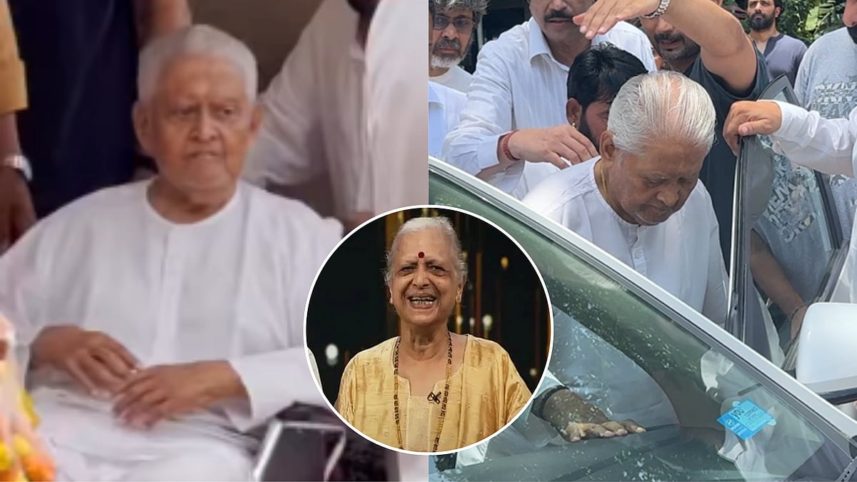 Wheelchair-Bound Pyarelal Bids Final Goodbye To Wife Sunila Sharma At Funeral; Heartbreaking Visuals Surface 