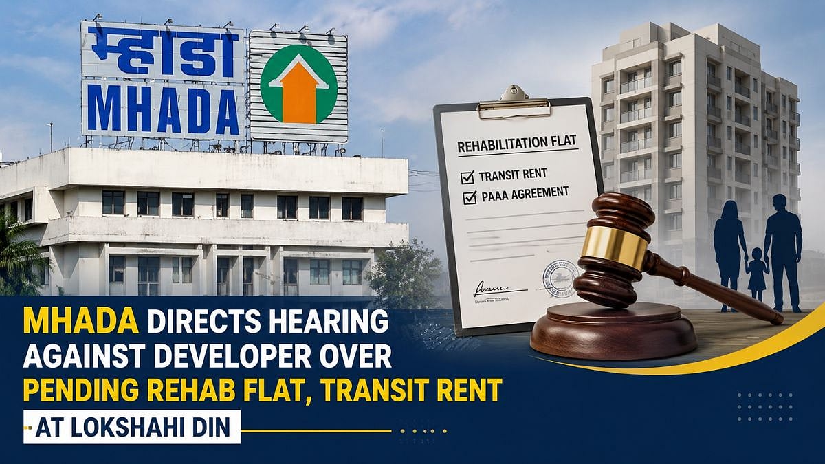 MHADA Directs Hearing Against Developer Over Pending Rehab Flat, Transit Rent Complaint At Lokshahi Din