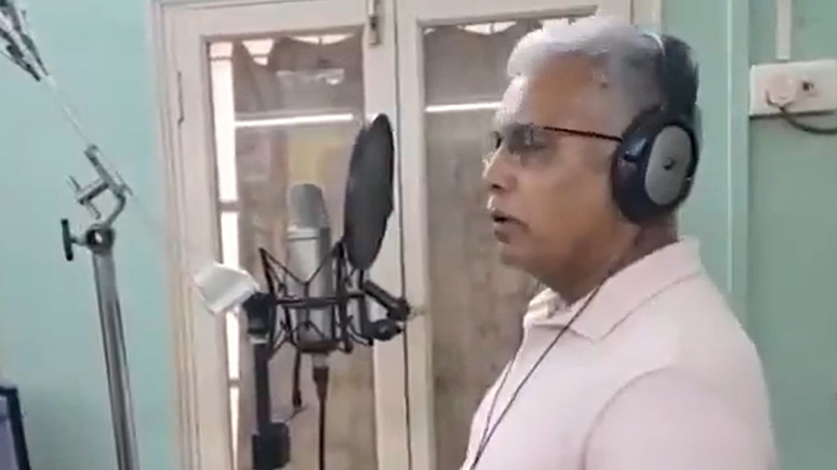 BJP Leader Dilip Ghosh Records Song Celebrating Jhalmuri Snack In Kolkata