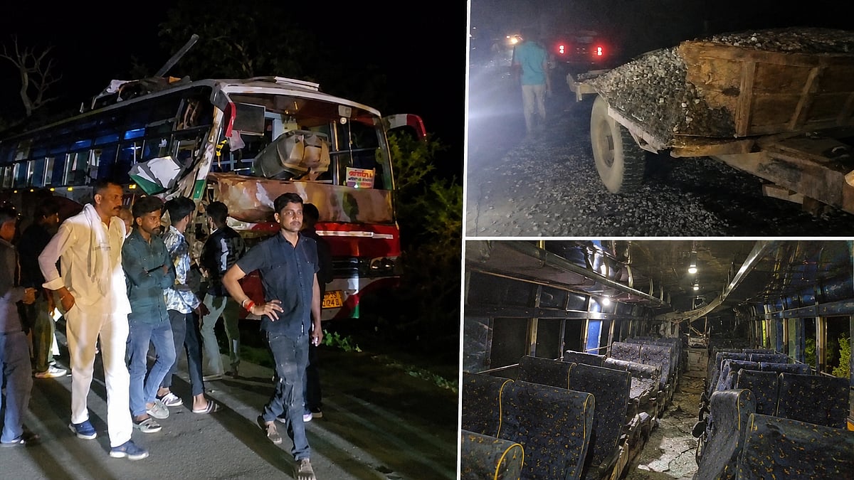 Tractor-Trolley Rams Passenger Bus In MP's Chhatarpur, Six Injured 