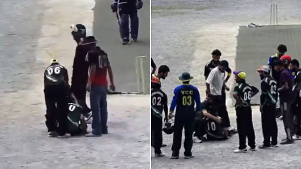 Tragedy In J&K Cricket! Local Cricketer Collapses And Dies During Live Cricket Match; Haunting Video Goes Viral