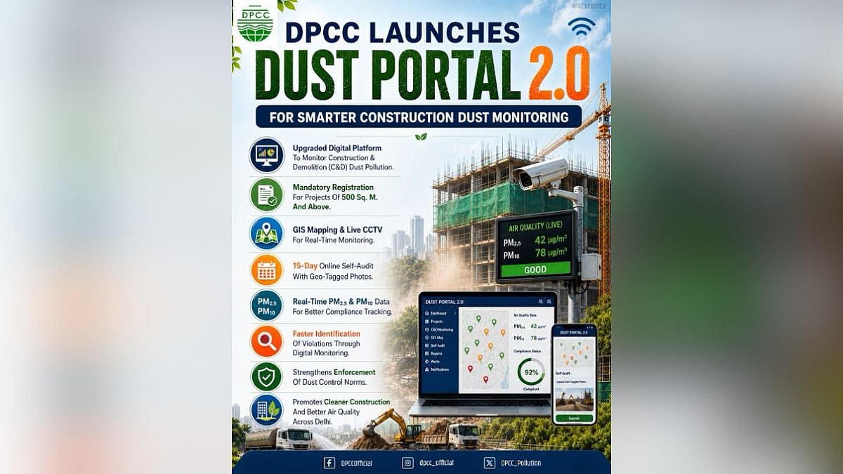 Delhi Launches AI-Powered Dust Portal 2.0 To Monitor Construction Pollution