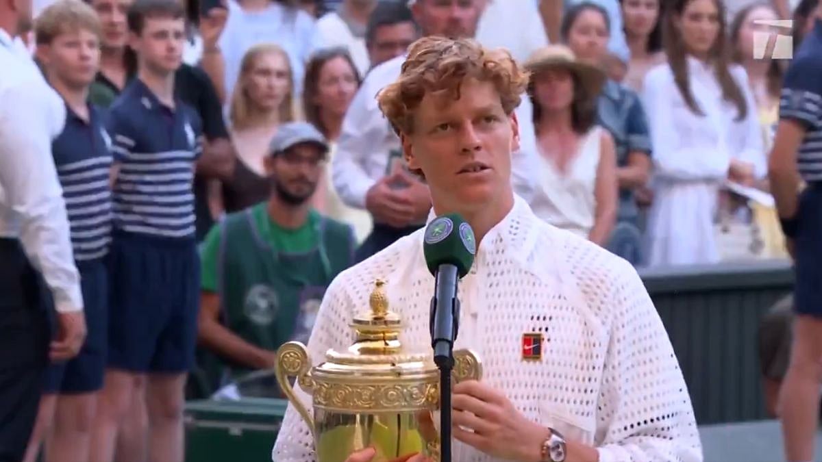 'This One Means A Lot': Jannik Sinner Calls Wimbledon Title Defence One Of His Most Meaningful Career Achievements | Video