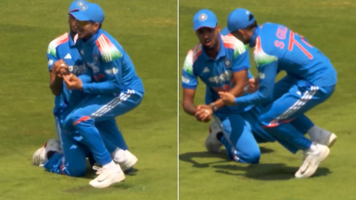 VIDEO: Punjab Buddies Shubman Gill, Gurnoor Brar Collide To Dismiss Dangerous Jos Buttler In IND Vs ENG 1st ODI