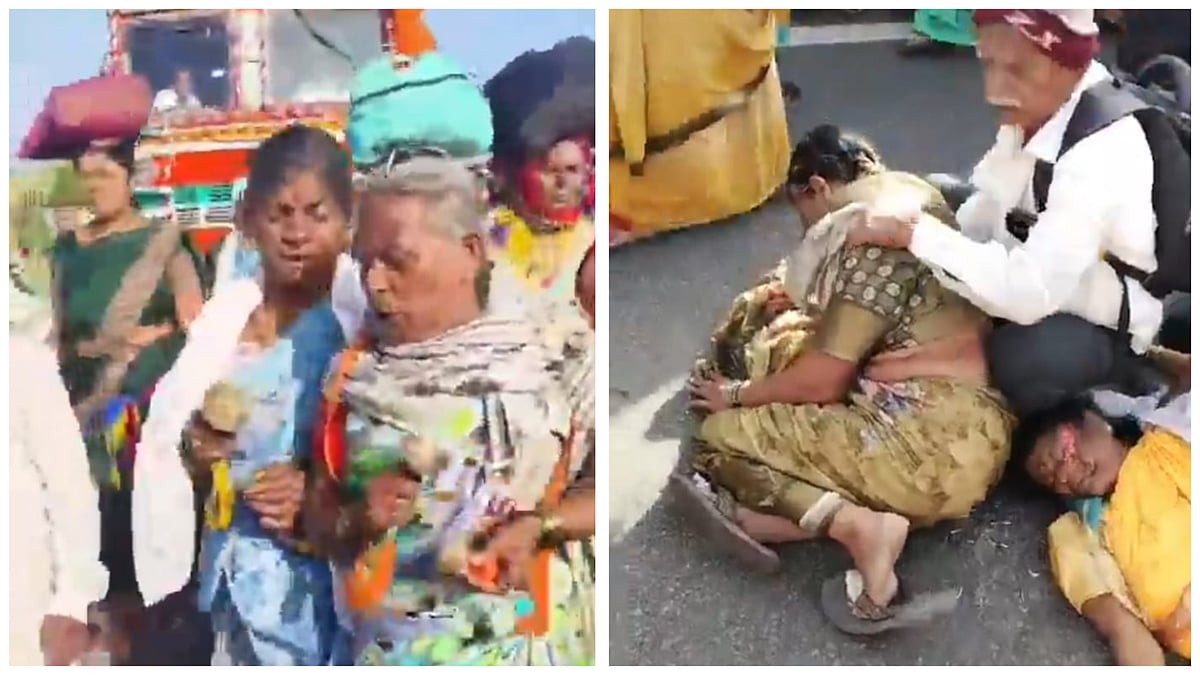 Pune: Video Captures Exact Moment Truck Rams Into Warkaris Near Jejuri, Killing Three Women