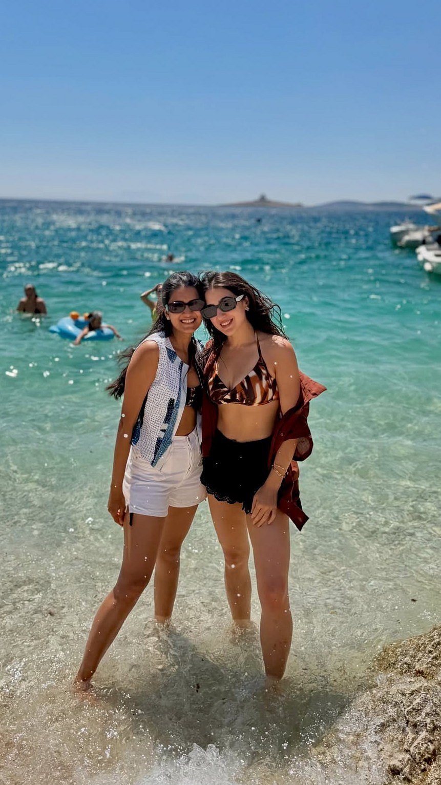 Sara Ali Khan Wows In Vibrant Bikinis In Beach Vacation Photos, Spends Quality Time With Childhood Friends