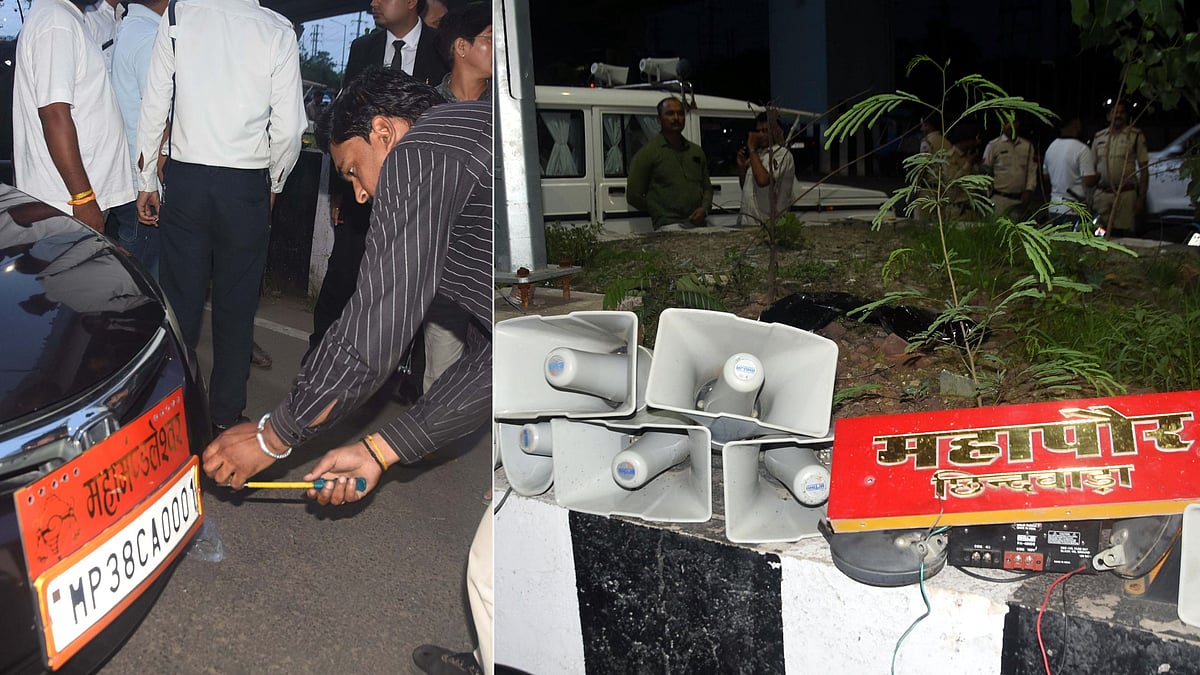MP Ministers, MPs, MLAs Fined In Bhopal Traffic Crackdown Outside Mall