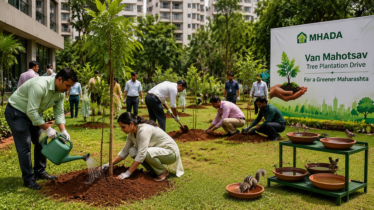 MHADA Launches Statewide Tree Plantation Drive On July 14 With Target Of One Lakh Trees During Van Mahotsav 2026