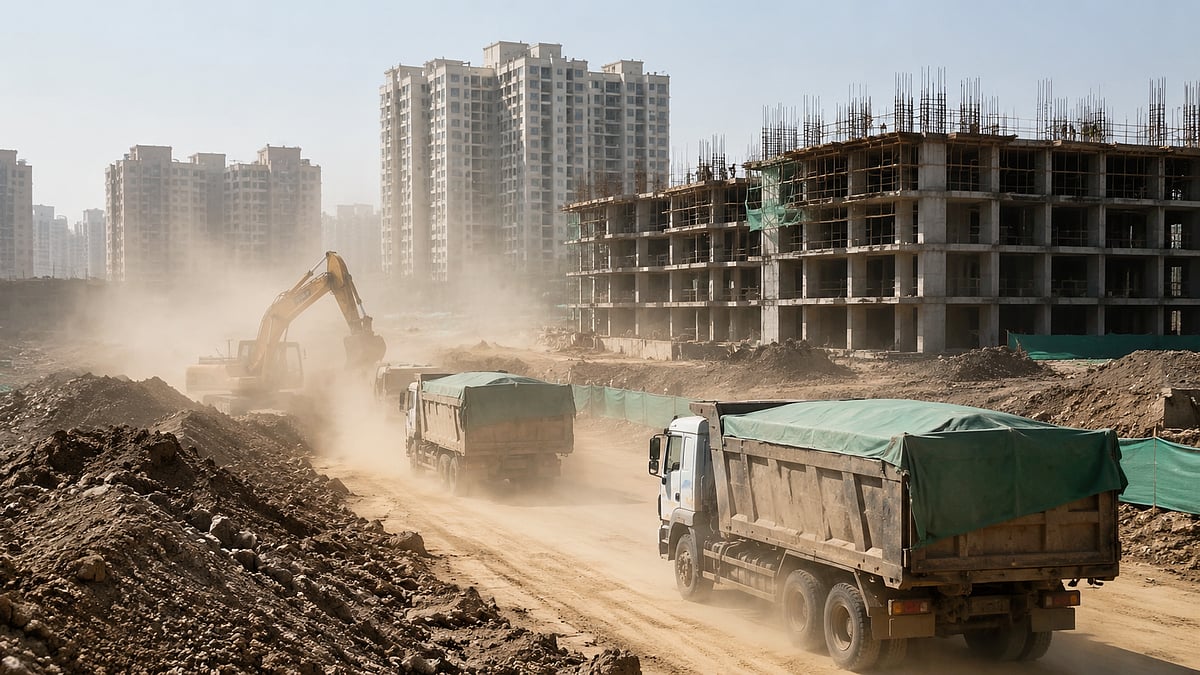 Kharghar Sector 19 Residents Allege Dust Pollution From Private Construction, Demand PMC Intervention And Strict Action