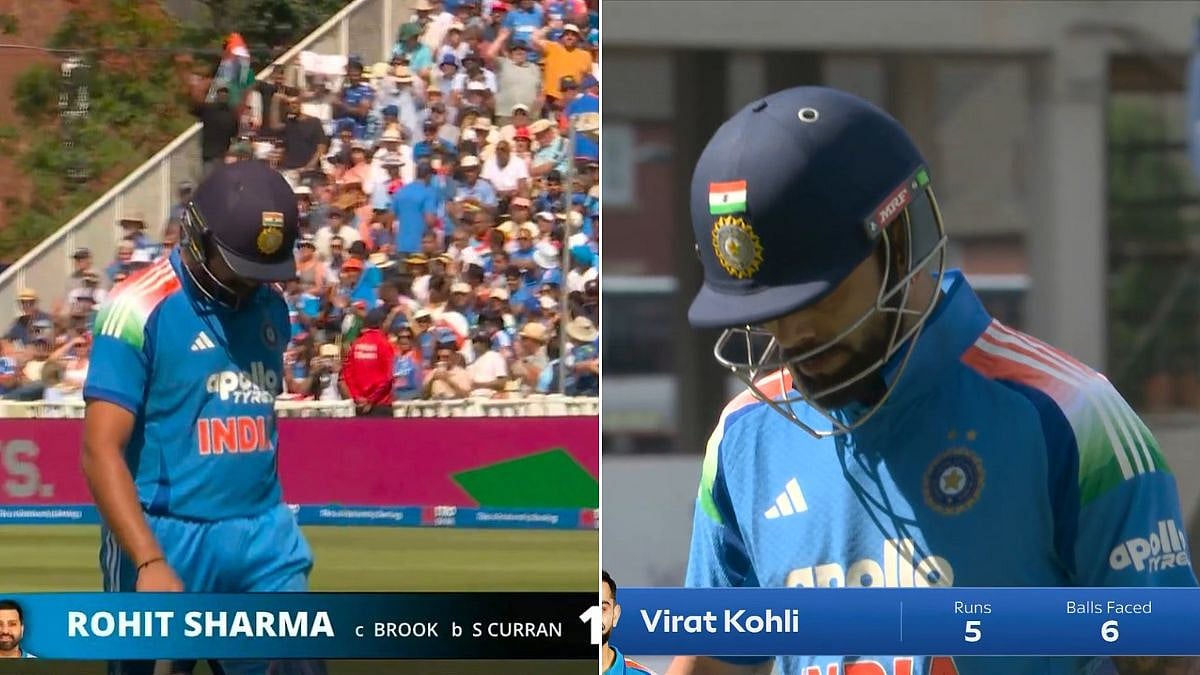 RoKo Depart Cheaply! India Jolted In Run Chase As Rohit Sharma, Virat Kohli Dismissed Early In IND Vs ENG 1st ODI | VIDEO