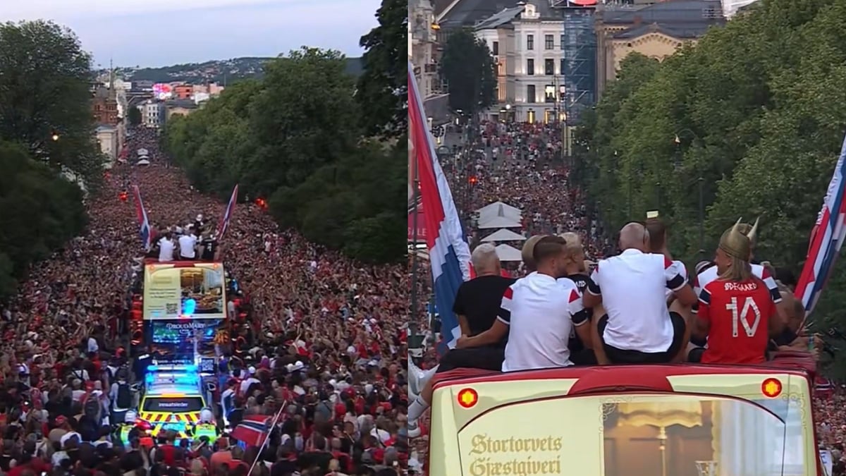 Erling Haaland's Norway Receives Heroes' Welcome In Oslo After Historic FIFA World Cup 2026 Campaign | Video