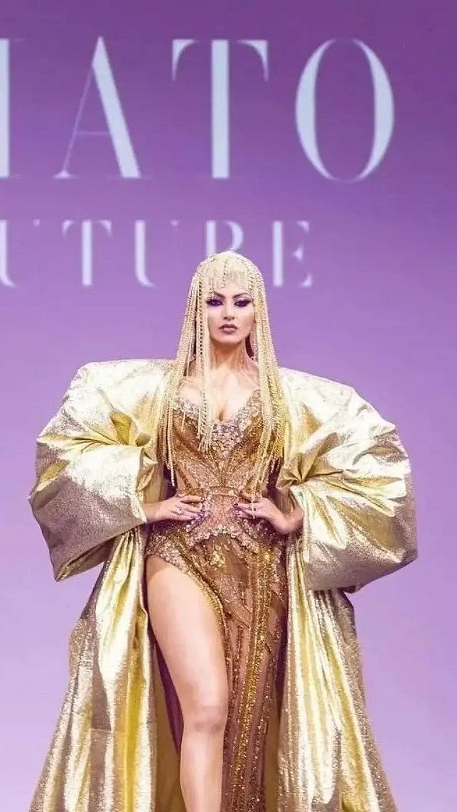 When Urvashi Rautela Became FIRST Indian Actress To Walk As Showstopper At Arab Fashion Week In Glittering Gold Gown: See Pics