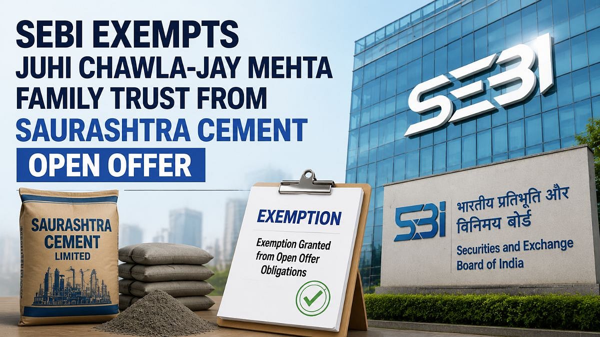 Sebi Exempts Mehta Family Trust From Saurashtra Cement Open Offer