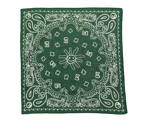 Cactus Plant Flea Market Flash Bandana Green